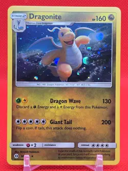 Dragonite (Cosmos Holo) 96/149 Sun & Moon Base Set Rare Pokemon Card - Image 1