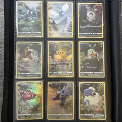 Pokemon TCG Crown Zenith Galarian Gallery Full Art Set of 9 Cards GG26 - GG34 NM - Image 1