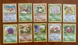 Vintage Pokemon Base Set, Fossil, & Jungle 26 Card Lot 1999, light play (LP) - Image 3