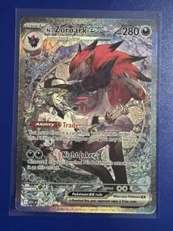 Pokemon TCG N's Zoroark EX Ascended Heroes SIR 286/217 Mint Rare Card CLEAN 💎 - Image 1