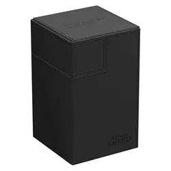 ULTIMATE GUARD FLIP n TRAY 100+ BLACK XENOSKIN DECK BOX Card case mtg EDH - Image 3