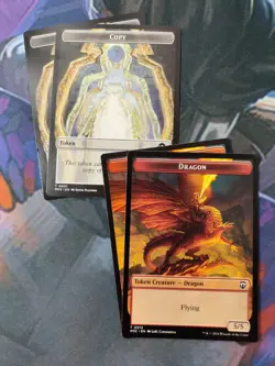 Dragon / Copy Token x 4 | 7% Off 2+ | MH3 | NM | MTG - Image 1
