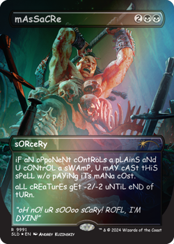 MTG Secret Lair sAnS mERcY Rainbow-Foil Edition SEALED - Image 4