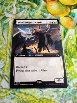 Boon-Bringer Valkyrie (Extended Art) MTG: MOM *Pack Fresh* - Image 1