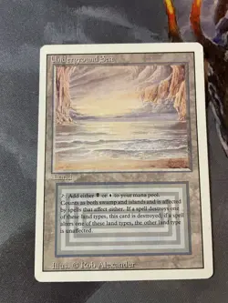 MTG - 1x Underground Sea x1 - Revised - LP - Image 1