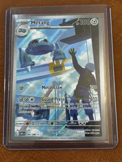 Pokemon TCG Metang 094/086 Chaos Rising Holo Illustration Rare - Image 1