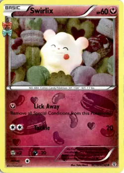 SWIRLIX RC19/RC32 UC GENERATIONS POKEMON HOLO LP - Image 1