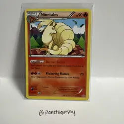 Pokemon TCG Ninetales XY Primal Clash 21/160 Regular Rare MP - Image 1