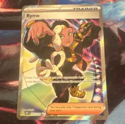 Pokemon TCG Ryme 221/197 Obsidian Flames Full Art Holo Ultra Rare Near Mint - Image 1