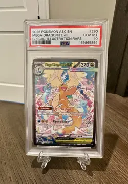 2026 POKEMON ASC EN-ASCENDED HEROES #290 MEGA DRAGONITE EX PSA 10 - Image 1