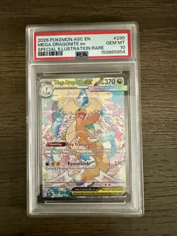 2026 POKEMON ASC EN-ASCENDED HEROES #290 MEGA DRAGONITE EX PSA 10 - Image 3