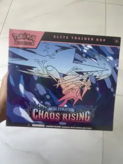 Pokemon Chaos Rising Elite Trainer Box Factory Sealed ETB - Image 1
