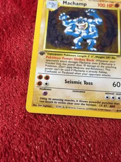 Pokemon TCG Machamp Base Set 8/102 Holo Unlimited Holo Rare Played - Image 4