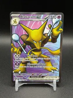 Alakazam ex 151 188/165 Full Art Holo NM S&V 151 English Pokemon TCG - Image 1