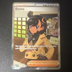 Emma Pokemon TCG Chaos Rising Full Art Ultra Rare Holo 107/086 - Image 1