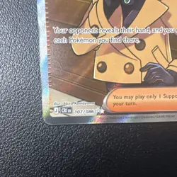 Emma Pokemon TCG Chaos Rising Full Art Ultra Rare Holo 107/086 - Image 3