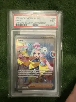 2023 POKEMON PAL EN-PALDEA EVOLVED SPECIAL ILLUSTRATION RARE #269 IONO PSA 9 - Image 1
