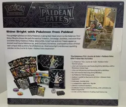Pokemon Paldean Fates Pokemon Center Elite Trainer Box ETB Factory Sealed - Image 2