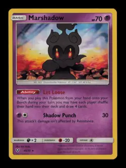 HOLO MARSHADOW RARE HOLO 45/73 NM POKEMON - Image 1