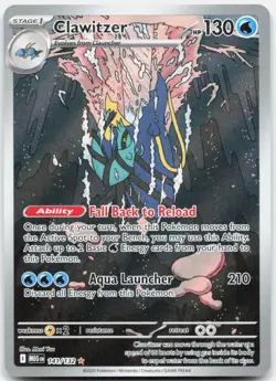 Clawitzer 141/132 Illustration Rare Mega Evolution Pokemon Holo NM - Image 1