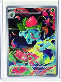 Pokemon Mega Evolution Full Art Holo Ivysaur 134/132 Illustration Rare. NM - Image 1