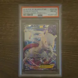 Pokemon 2016 Pokemon TCG Mewtwo EX XY125 XY Black Star Promo Holo PSA 8 - Image 1