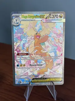 Pokemon Ascended Heroes MEGA DRAGONITE EX Full Art SIR 290/217 B - Image 1