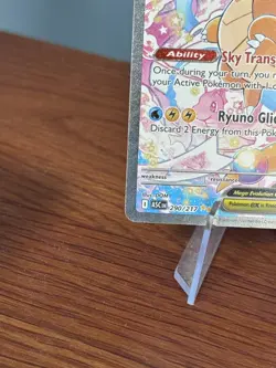 Pokemon Ascended Heroes MEGA DRAGONITE EX Full Art SIR 290/217 B - Image 4