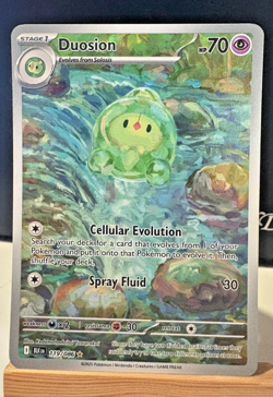 Pokemon TCG Duosion 119/086 SV: Black Bolt Illustration Rare Holofoil NM - Image 1