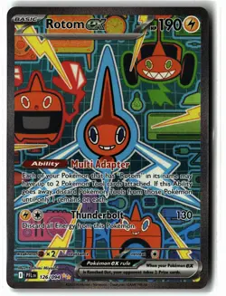 Rotom ex ⭐ 126/094 Holo Special Illustration Rare Phantasmal Flames Pokemon NM - Image 1
