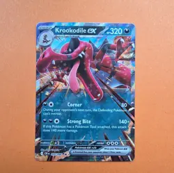 Pokemon TCG Krookodile ex 055/086 Chaos Rising - Holo Double Rare *NM* - Image 1
