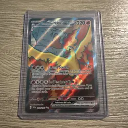 Pokemon TCG Team Rocket's Moltres ex 208/182 - Image 1