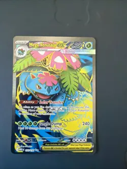 Pokemon TCG Mega Venusaur ex 155/132 Mega Evolutions Secret Rare - MiscutU - Image 1