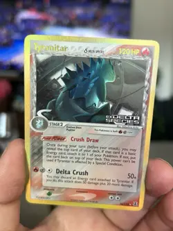 Tyranitar EX Delta Species Reverse Holo 16/113 Pokemon TCG - Image 1