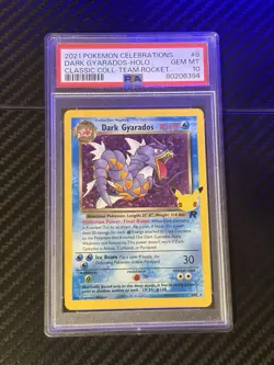 2021 Pokemon Dark Gyarados Holo Classic Team Rocket PSA 10 - Image 1