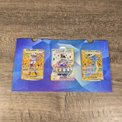 Pokemon TCG: Terapagos Ultra-Premium Collection Promos Set of 3 With Stand - Image 1