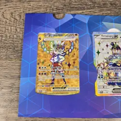Pokemon TCG: Terapagos Ultra-Premium Collection Promos Set of 3 With Stand - Image 2