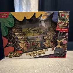 Pokemon TCG Mega Evolution Ascended Heroes Mega Lucario ex Poster Box - Image 1