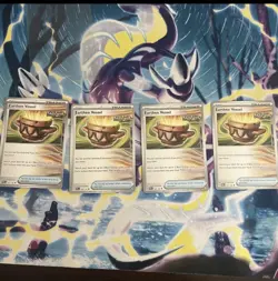 Pokemon - 4x Earthen Vessel 163/182 - Paradox Rift - Trainer Playset - Image 1