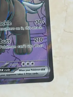 Arvens Mabosstiff EX 218/182 Pokemon TCG Destined Rivals - Image 5
