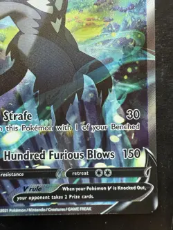 Pokemon Rapid Strike Urshifu V Alternate Full Art Battle Styles 153/163 (NM) - Image 5