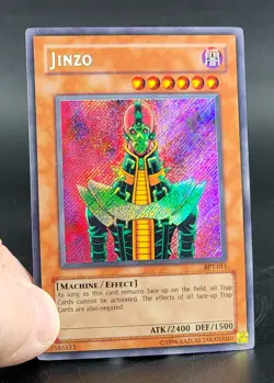 Yu-Gi-Oh Jinzo BPT-011 Secret Rare 2003 Collectors Tin VLP/NM - Image 2