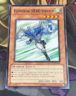 Yu-Gi-Oh! Elemental HERO Stratos - LCGX-EN024 - Common - Unlimited - LP - Image 1