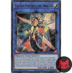 Yugioh Galaxy-Eyes Solflare Dragon SOFU-EN042 Ultra Rare 1st Edition NM - Image 1