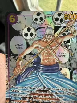 One Piece TCG Enel OP15-118 SEC Manga Alternate Art (Pack Fresh) Psa Contender - Image 3
