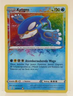 Pokemon TCG Kyogre 021/072 Shining Fates Amazing Holo Rare NM - Image 1