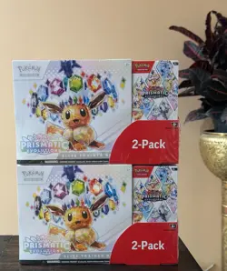 Costco Pokemon Prismatic Evolutions 2-Pack ETB and Booster Bundle (2 COUNT) - Image 1