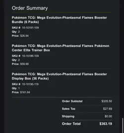 Pokemon Mega Evolution Phantasmal Flames Booster Bundle PRESALE CONFIRMED - Image 2