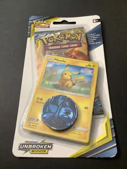 2019 Pokemon Sun & Moon Unbroken Bonds 1-pack Blister Pikachu SEALED - Image 1