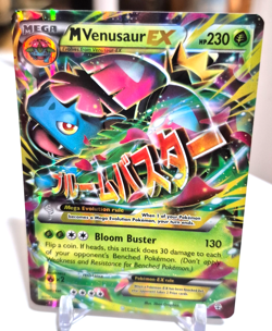 Pokemon TCG M Venusaur EX 2/83 Generations Ultra Rare Mega Holo LP - Image 1